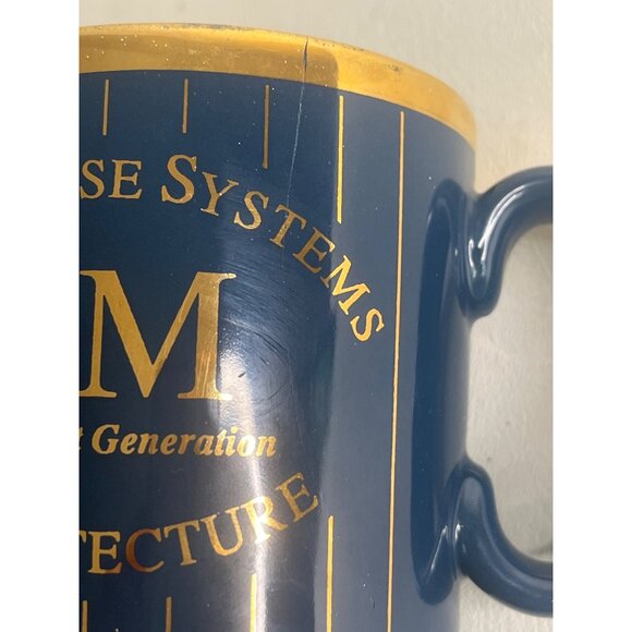 90's VTG IBM Enterprise Systems VM The Next Generation Architecture Mug & Pin - Picture 13 of 14